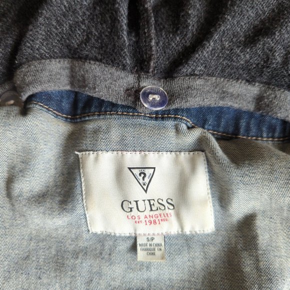 Guess Denim Vest with Hood - Picture 3 of 4